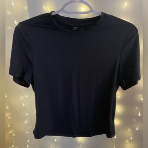 SHEIN Black Silky Top